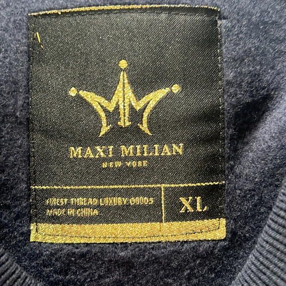 Maxi Milian New York Navy Blue Sweatshirt - Picture 3 of 4
